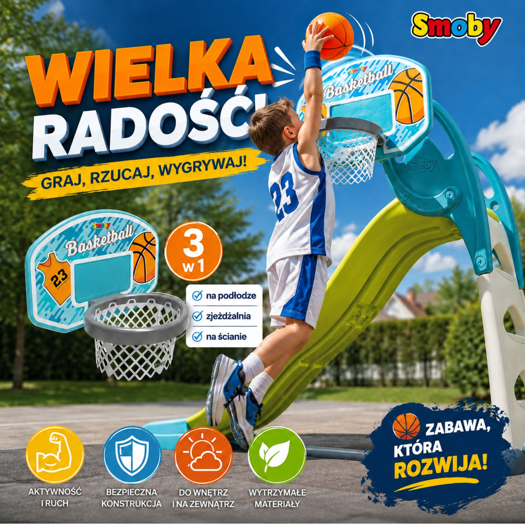 SMOBY Kosz do Koszykówki