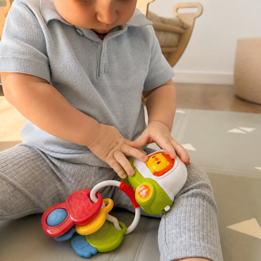 Woopie Baby Zabawka Interaktywna Pilot Samochodzik z Kluczykami Grzechotka Gryzak