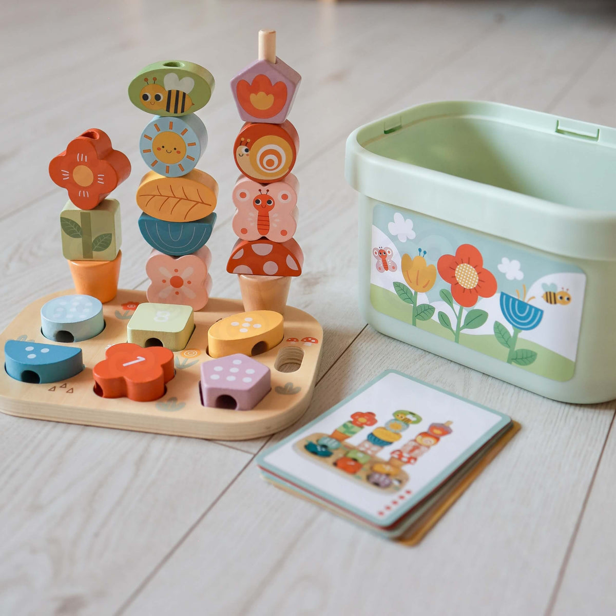 TOOKY TOY Box Edukacyjny 5w1 Magiczny Ogród Montessori