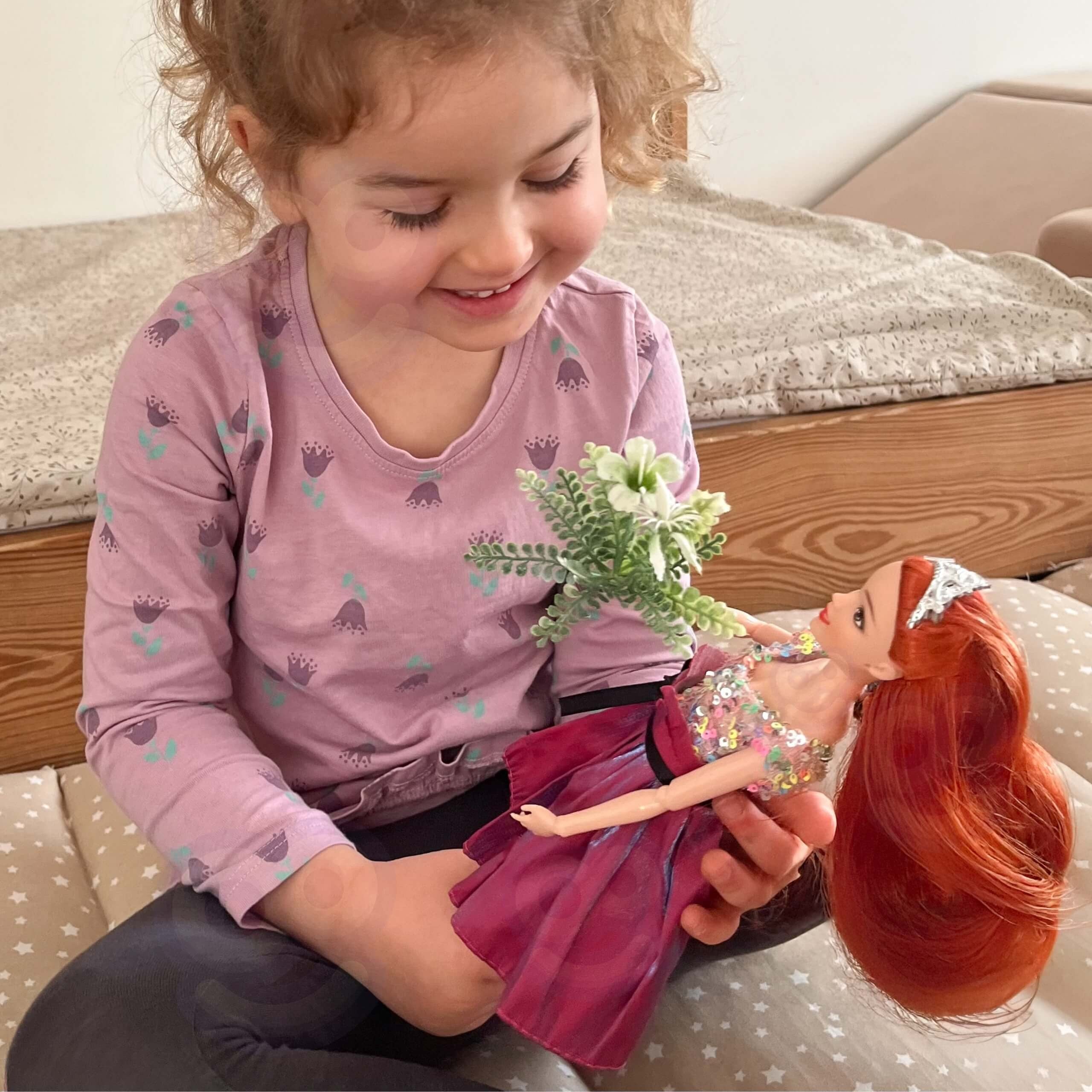 WOOPIE ROYAL Lalka Emi Style Fashion 32 cm - Stylowa Księżniczka w Różowej Sukni + Akcesoria
