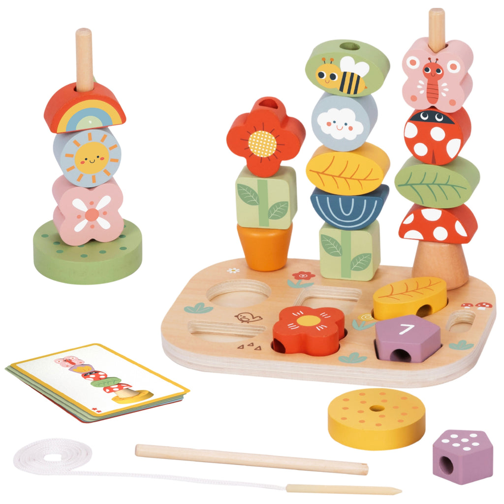 TOOKY TOY Box Edukacyjny 5w1 Magiczny Ogród Montessori