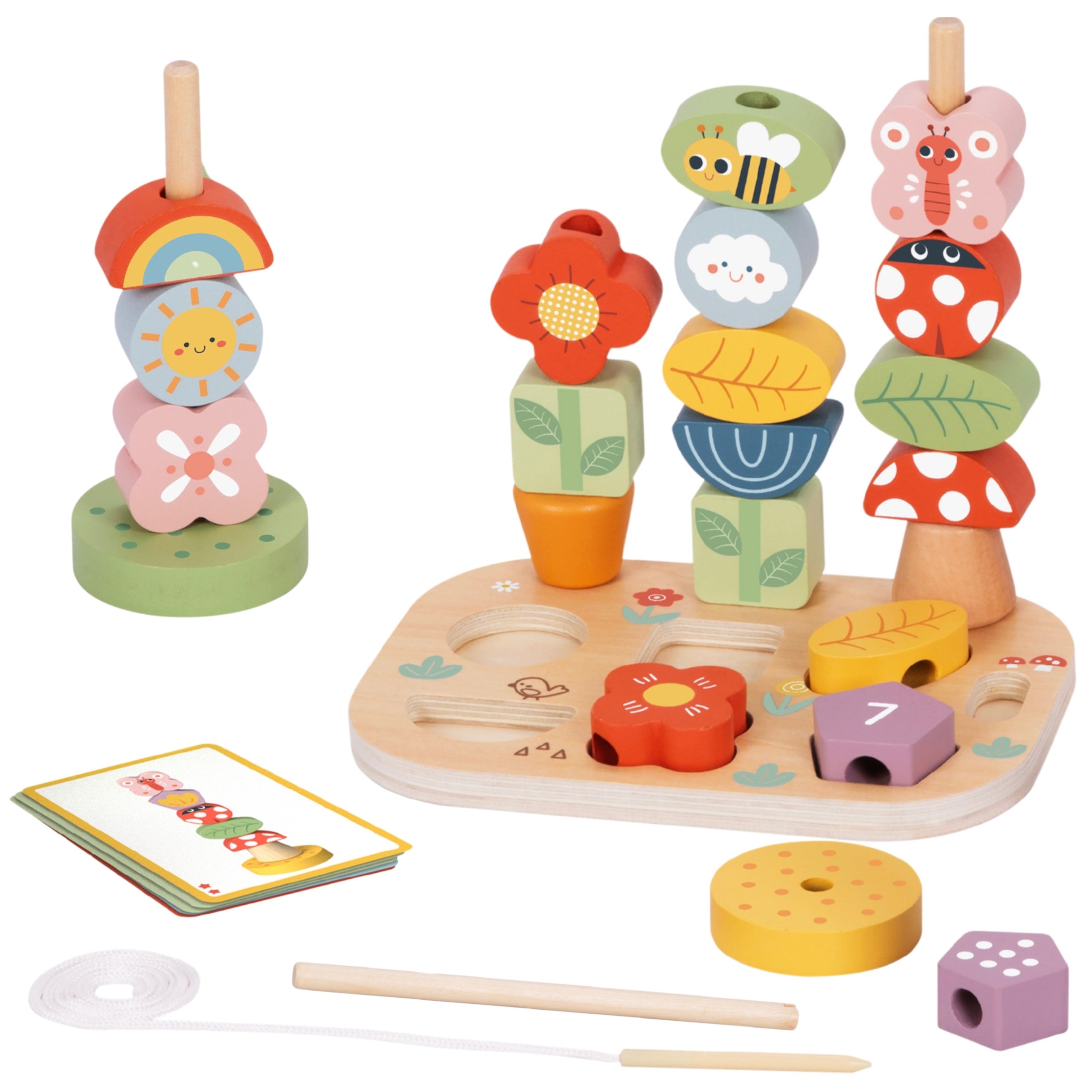 TOOKY TOY Box Edukacyjny 5w1 Magiczny Ogród Montessori
