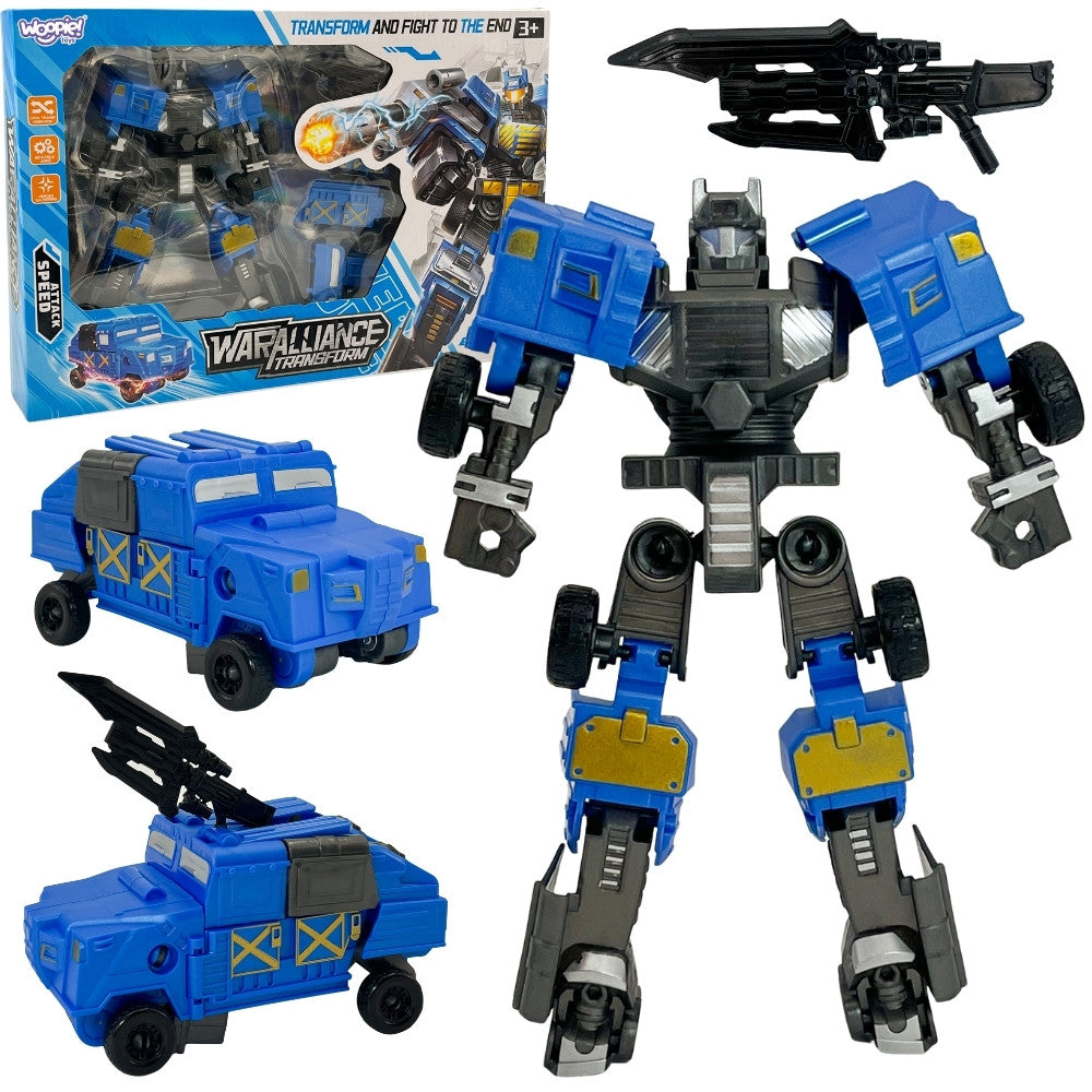 Woopie Robot Transformujący 2w1 Pojazd Bojowy Auto Autobot Zabawka Prezent