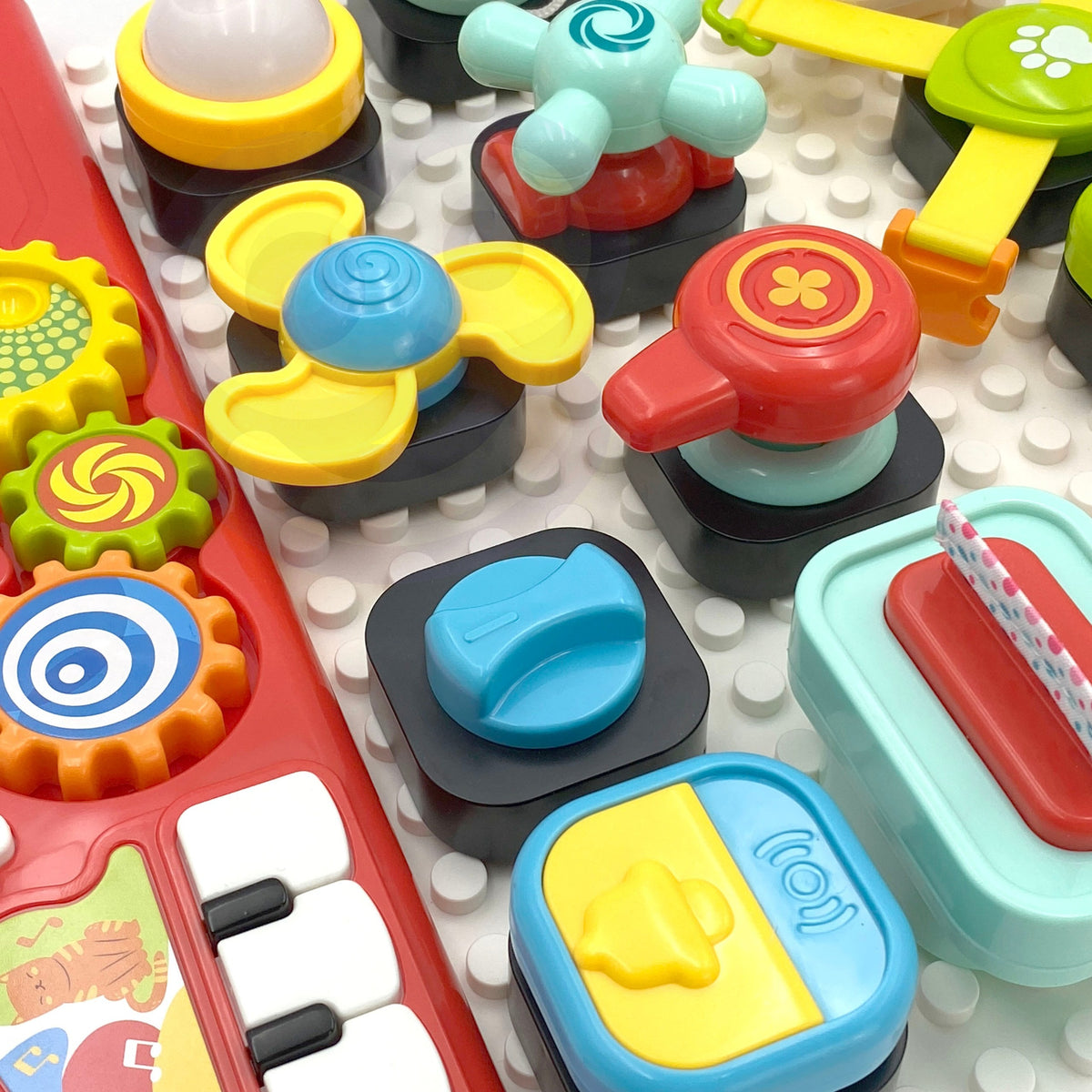 WOOPIE BABY Montessori Tablica Manipulacyjna Kolorowy Panel Aktywności