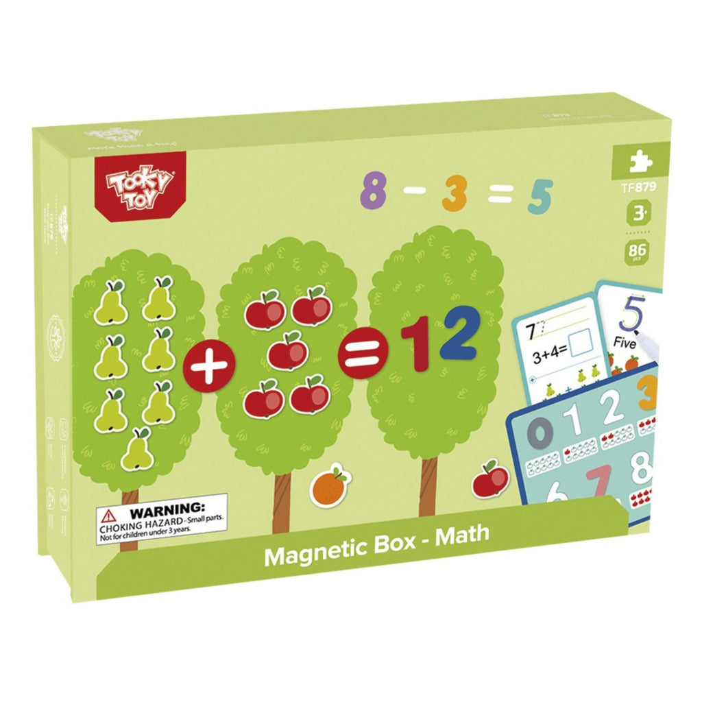 TOOKY TOY Drewniana Gra Magnetyczna Układanka Montessori dla Dzieci