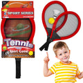 WOOPIE Duże Rakietki do Tenisa Badminton dla Dzieci Zestaw + Piłka Lotka