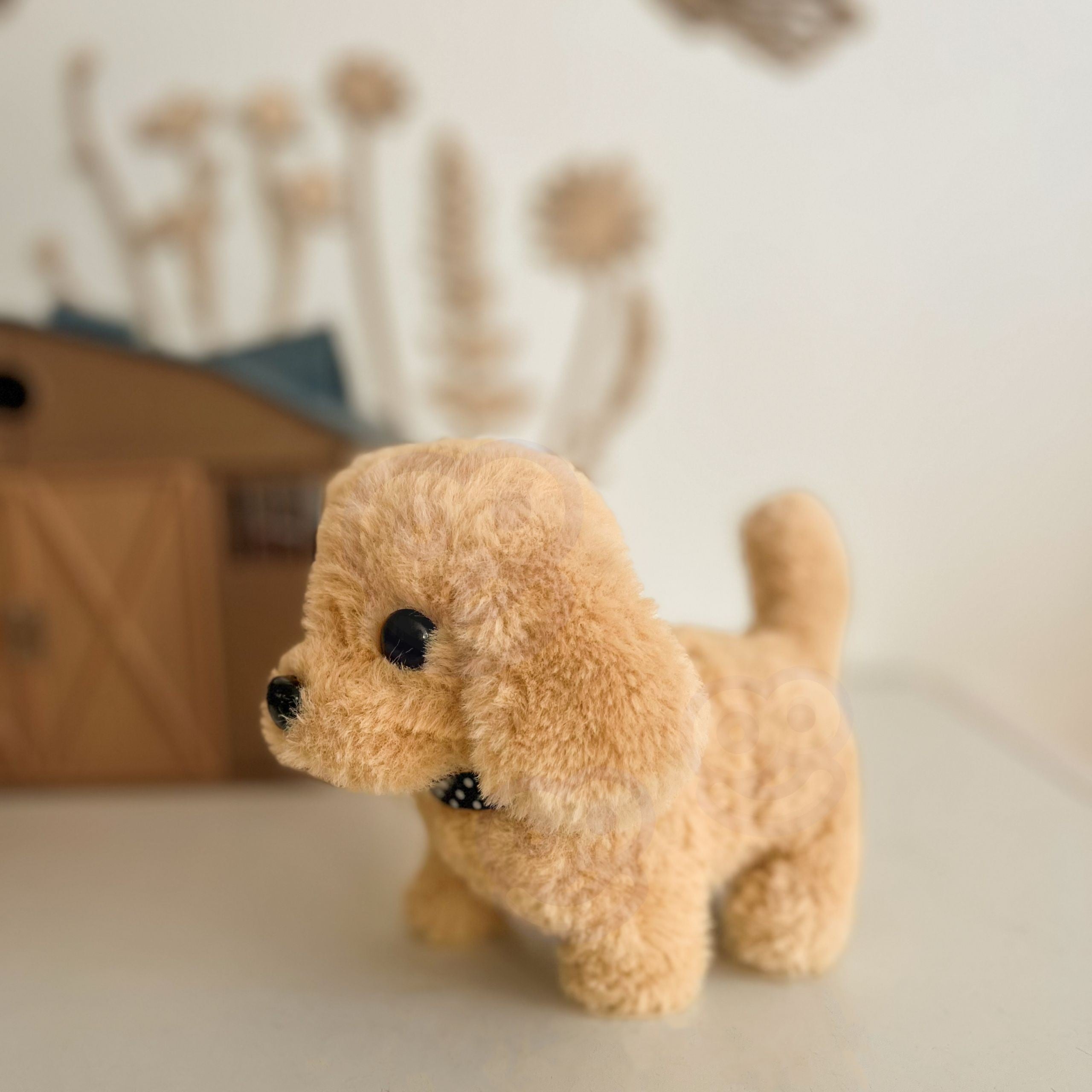 WOOPIE Piesek Interaktywny Pluszak z Kością Bichon Golden Retriever