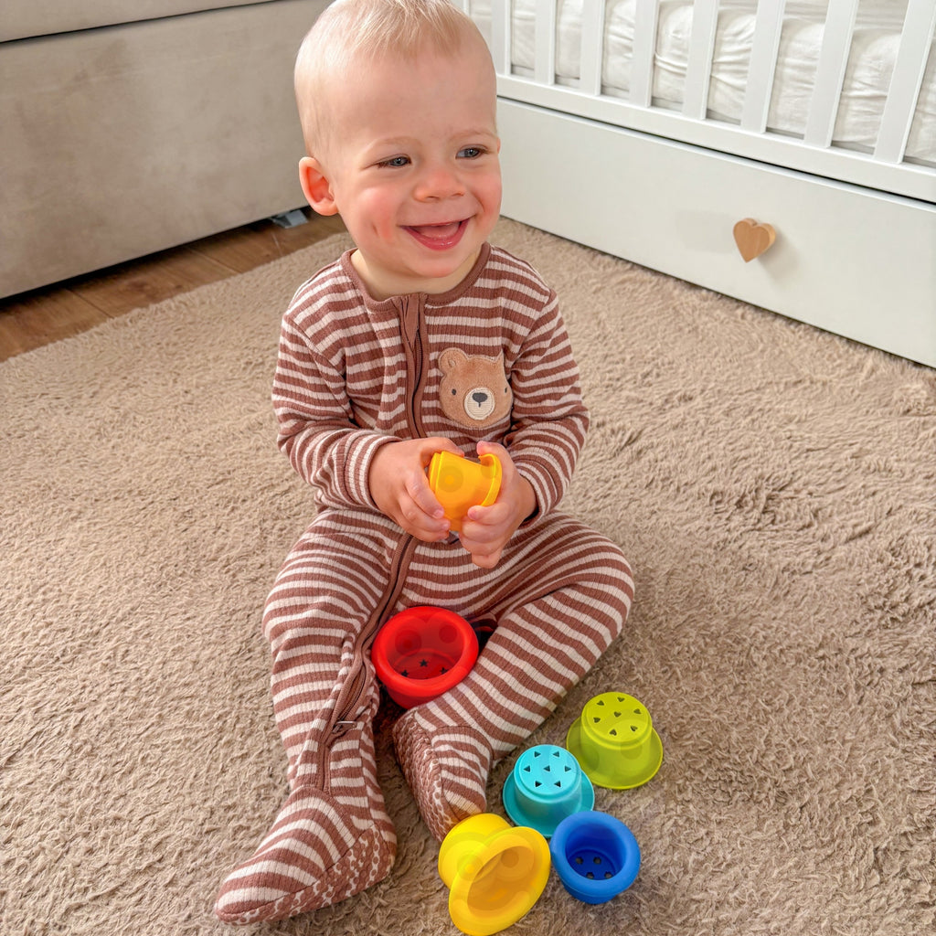 WOOPIE GREEN Pudełko Box 6w1 13-15m Montessori Edukacyjne Sensoryczne FSC