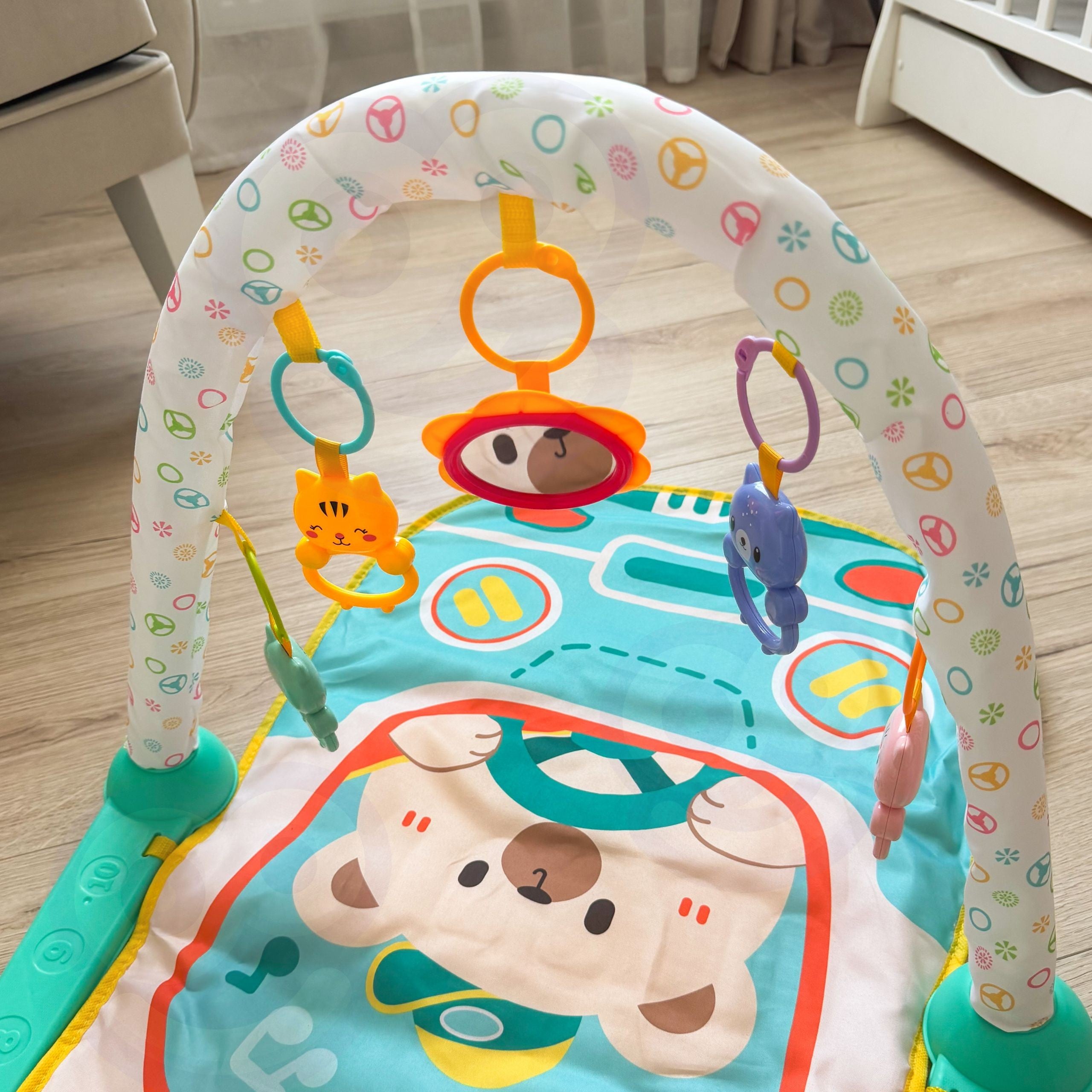 WOOPIE BABY Interaktywna Mata Edukacyjna z Pianinkiem 10el. Dźwięki