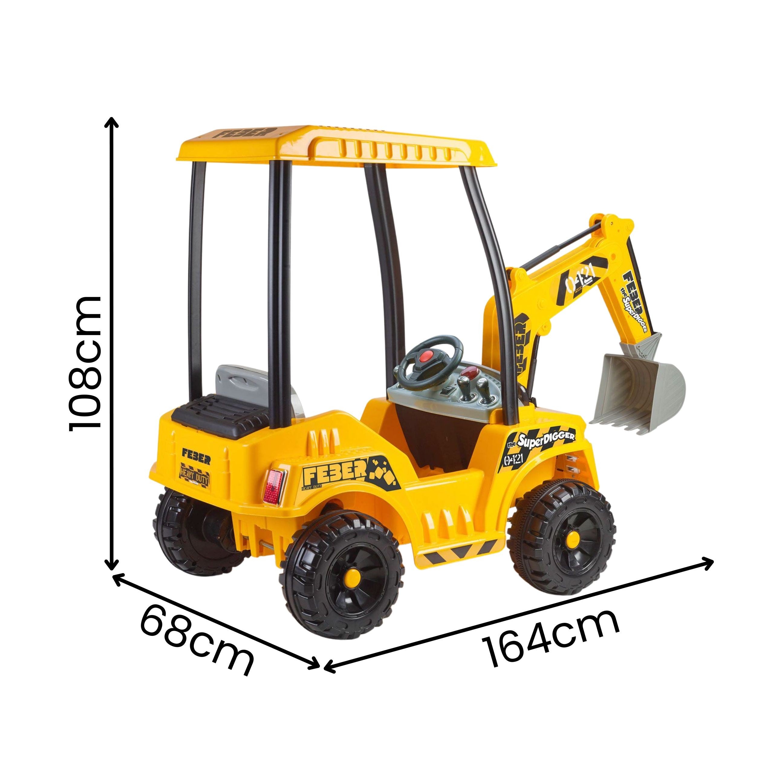 FEBER Koparka Elektryczna Super Digger Ulepszona Bateria LT 12V od 3 lat