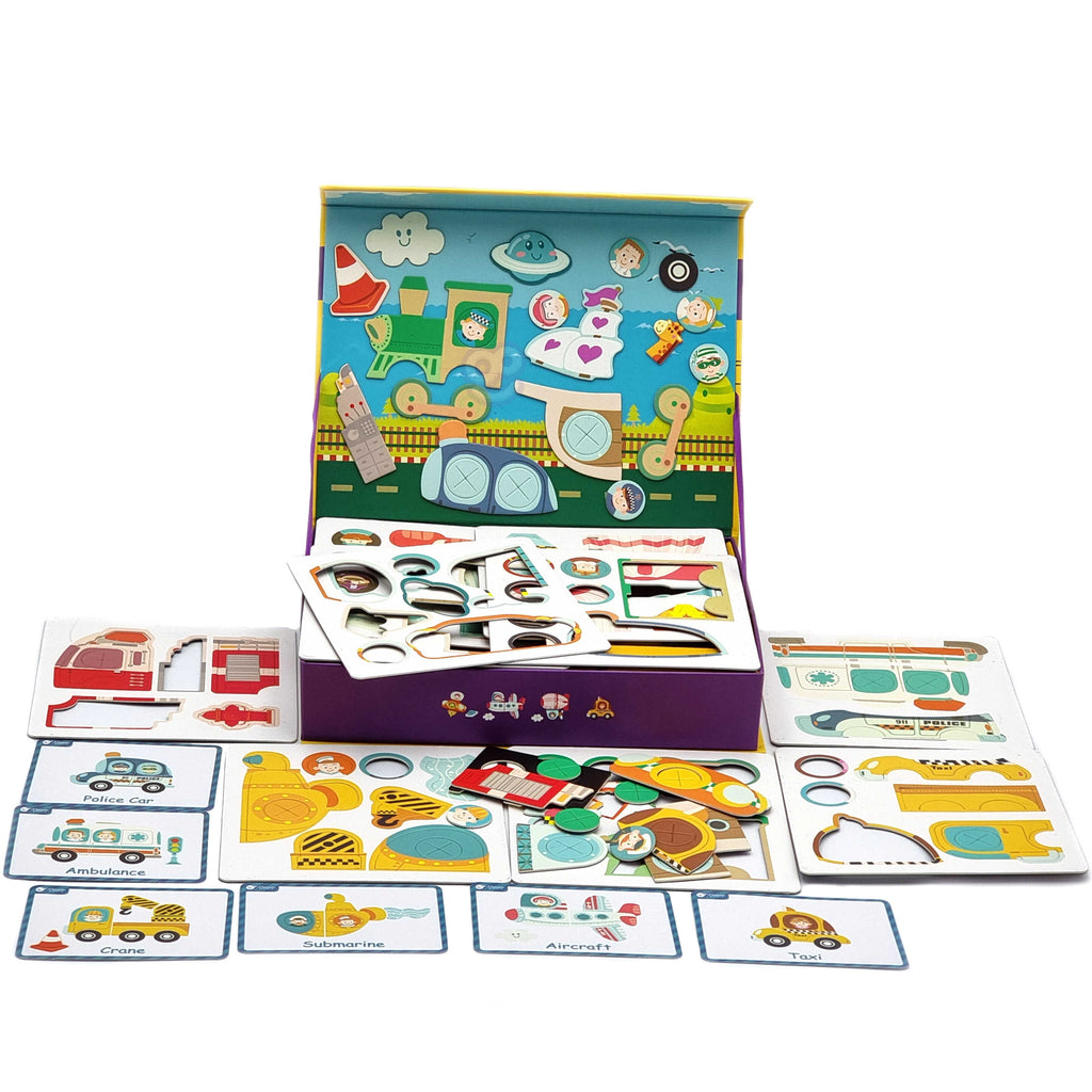CLASSIC WORLD Puzzle Nauka Ruchu Transportu Drogowego 72 el.