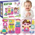 WOOPIE BABY Interaktywna Tablica Manipulacyjna Busy Car Walizka 3w1 Dźwięk Światło