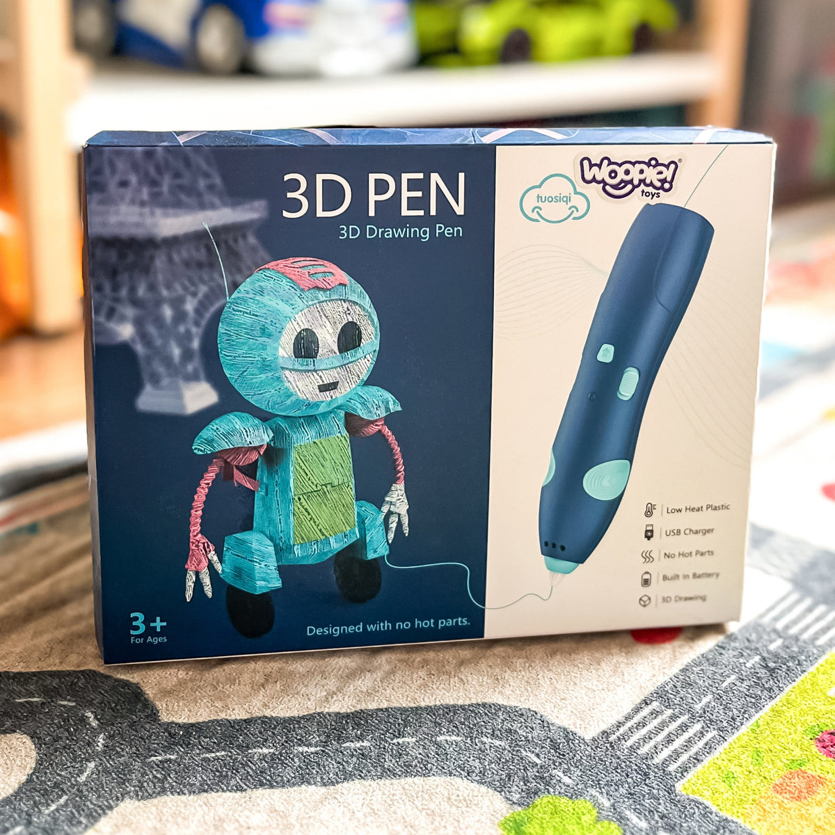 WOOPIE 3D Drukarka-Długopis Pen Bezpieczny Wkłady Usb