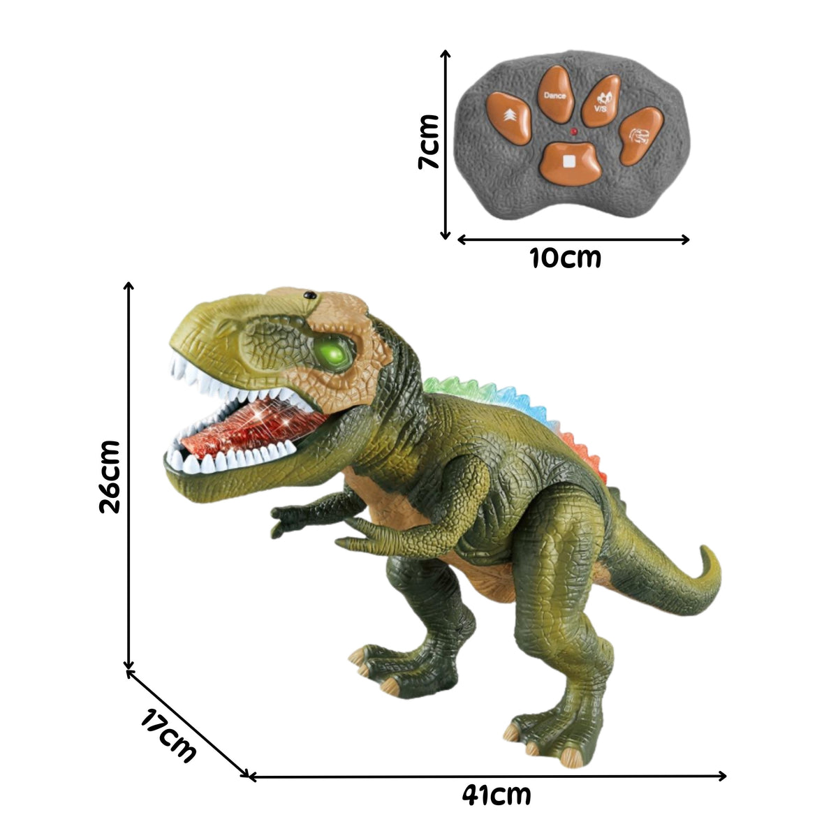 WOOPIE Dinozaur Zdalnie Sterowany RC Tyrannosaurus Rex