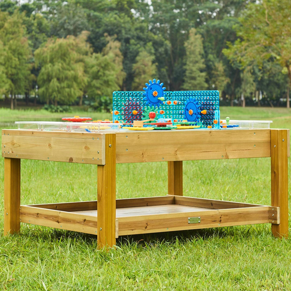 MASTERKIDZ Drewniany Stół Edukacyjny 1200L STEM Outdoor