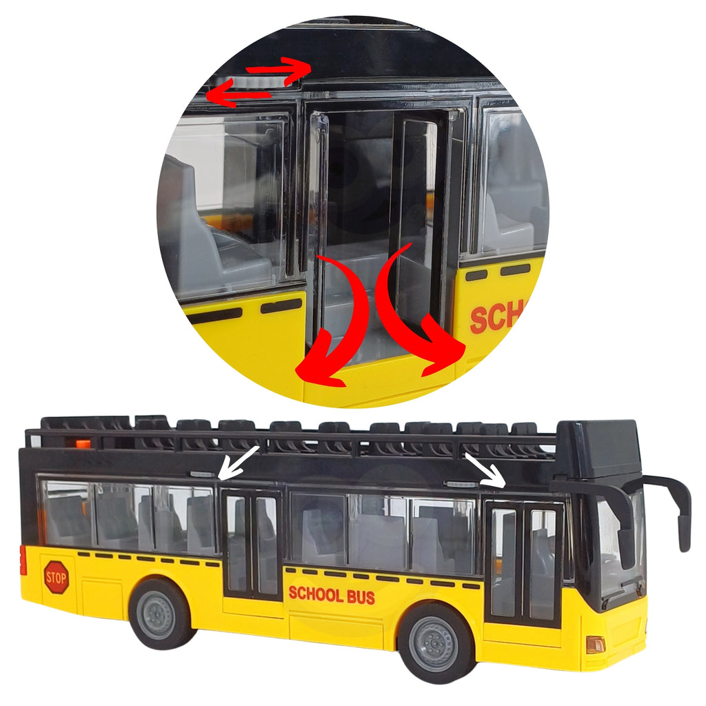 WOOPIE Autobus ze Światłami i Otwieranymi Drzwiami