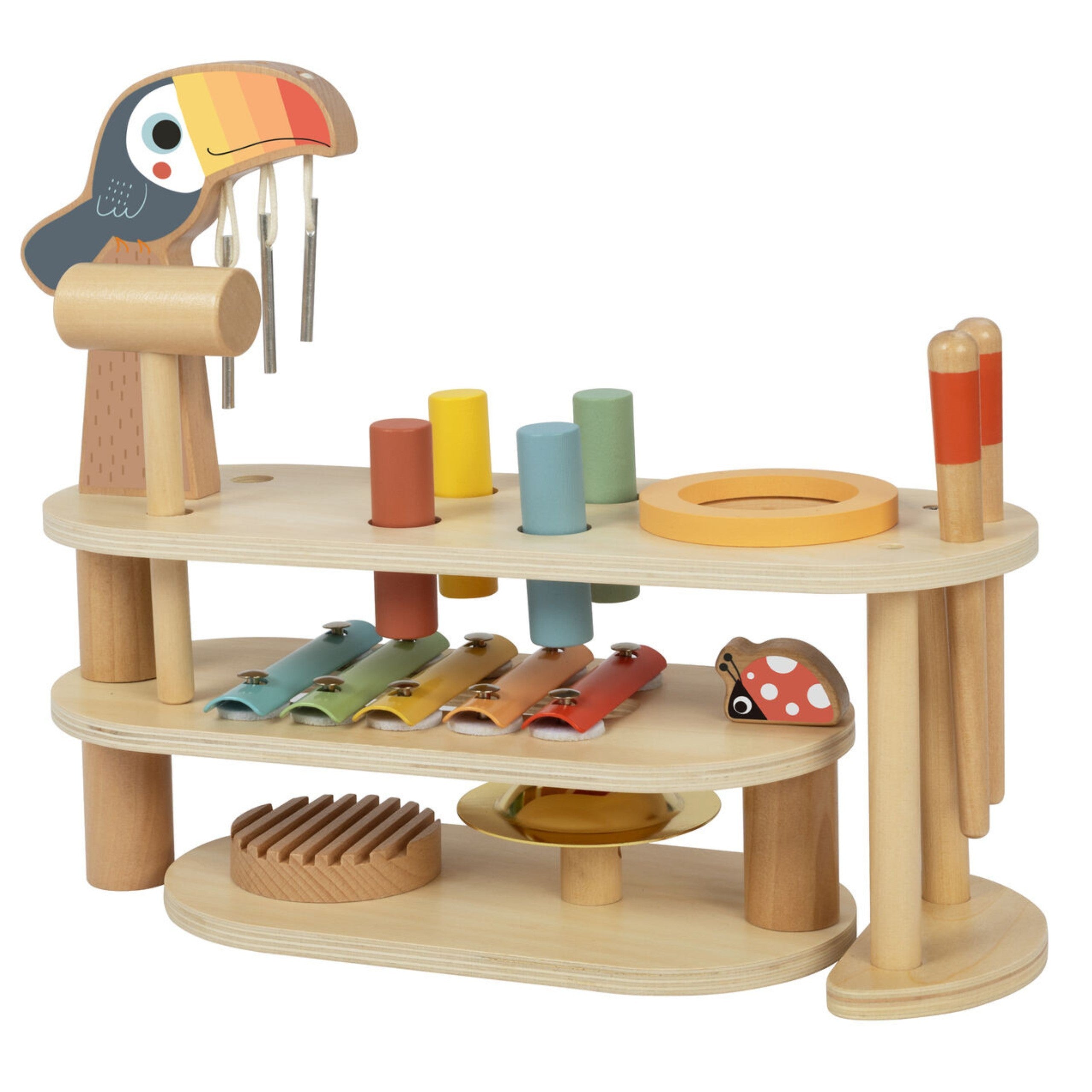 TOOKY TOY Edukacyjny Stolik Muzyczny -Tukan