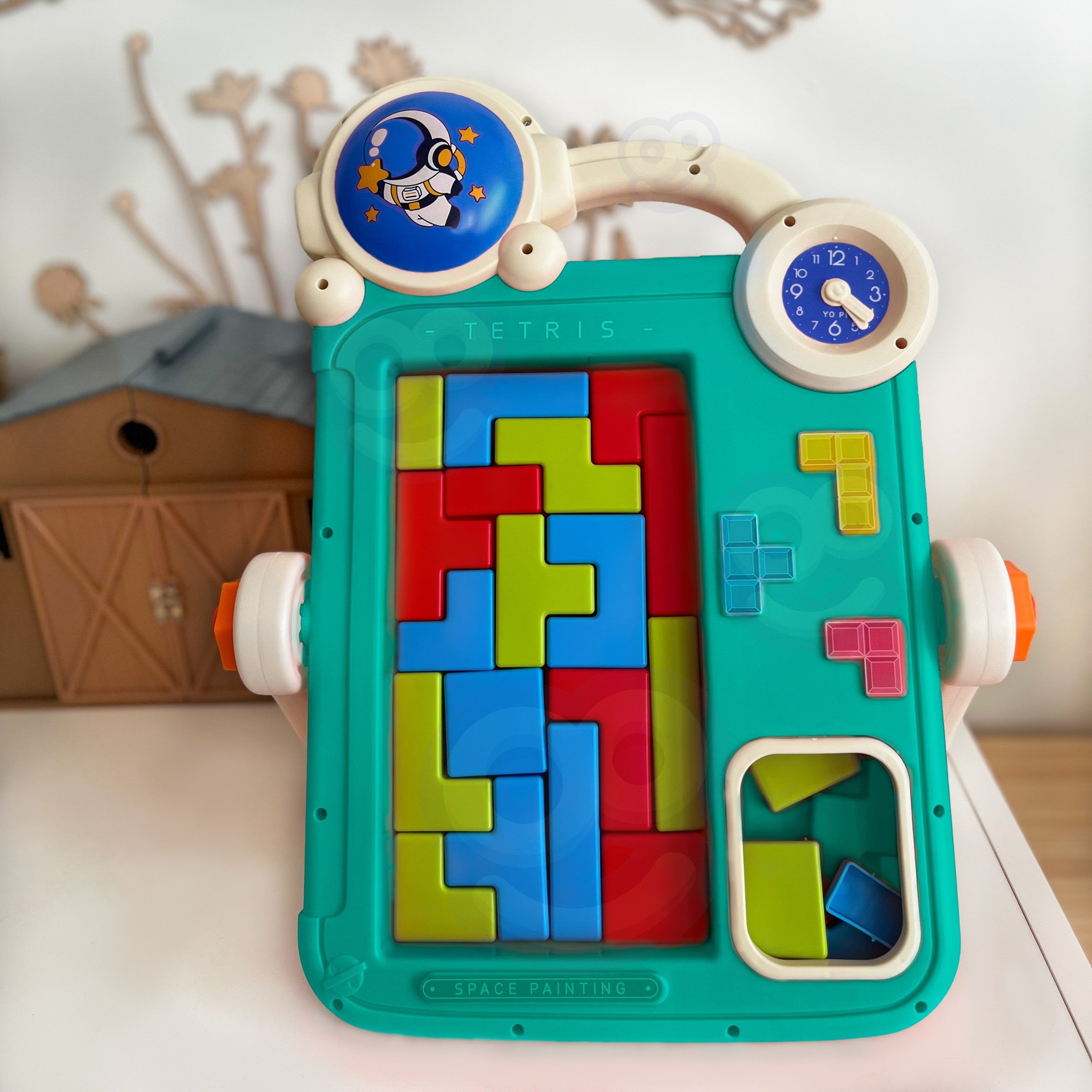 WOOPIE Dwustronna Tablica do Rysowania Gra Tetris 2w1
