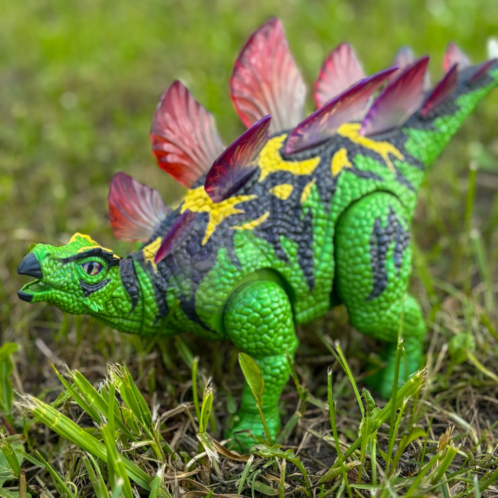 Woopie Dinozaur Zdalnie Sterowany RC Stegozaur Światło Dźwięk