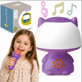 WOOPIE Multifunkcyjna Lampka RGB Głośnik Bluetooth Karaoke Modulator Głosu Karta SD AUX Fioletowa