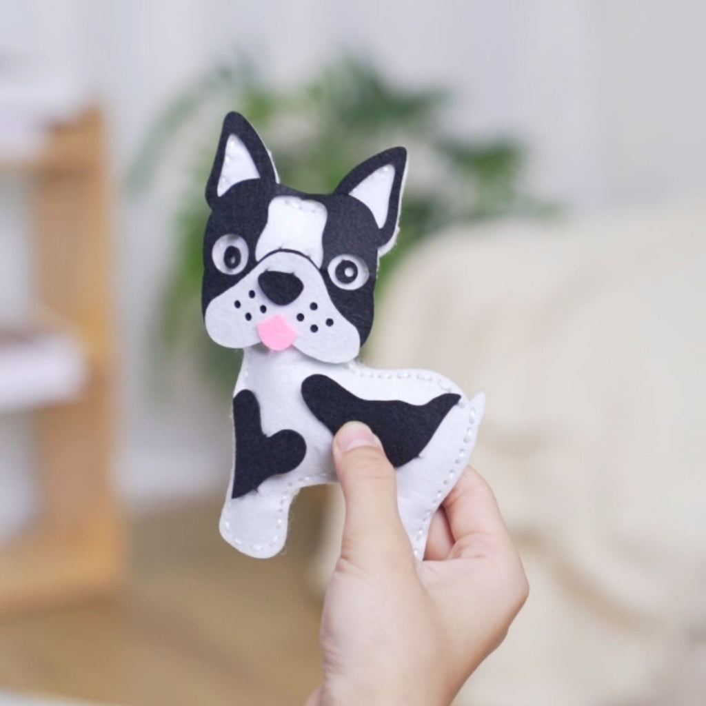 WOOPIE Zestaw do szycia dla dzieci PIESKI breloczek DIY