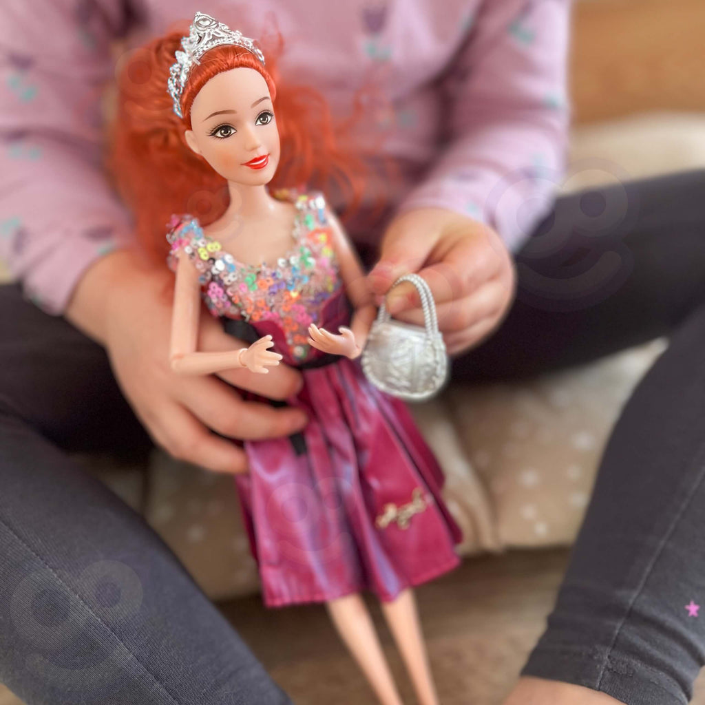 WOOPIE ROYAL Lalka Emi Style Fashion 32 cm - Stylowa Księżniczka w Różowej Sukni + Akcesoria