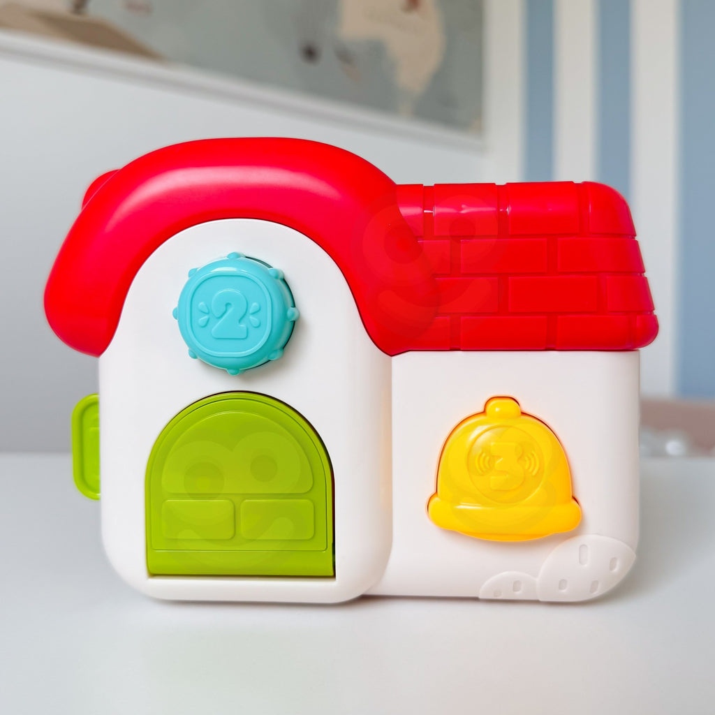 WOOPIE BABY Interaktywny Domek Pop-Up Wyskakujące Zwierzątka Zabawka Manipulacyjna 18m+