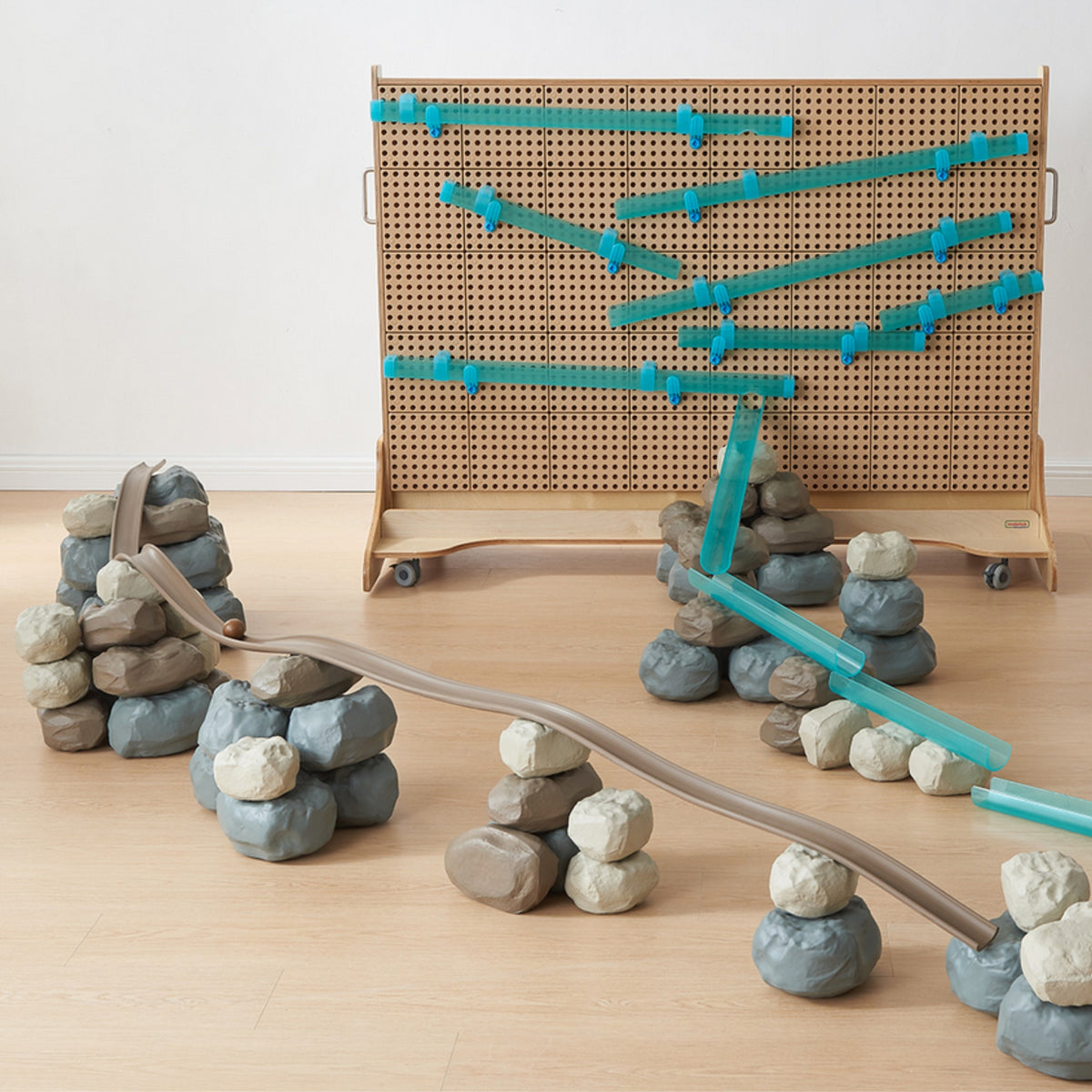 MASTERKIDZ Kamienie Piankowe Do Budowania toru 48 elementów