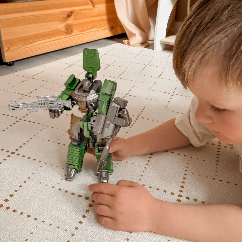 WOOPIE Robot Transformujący 2w1 Silver Blade Czołg Zabawka dla Dzieci