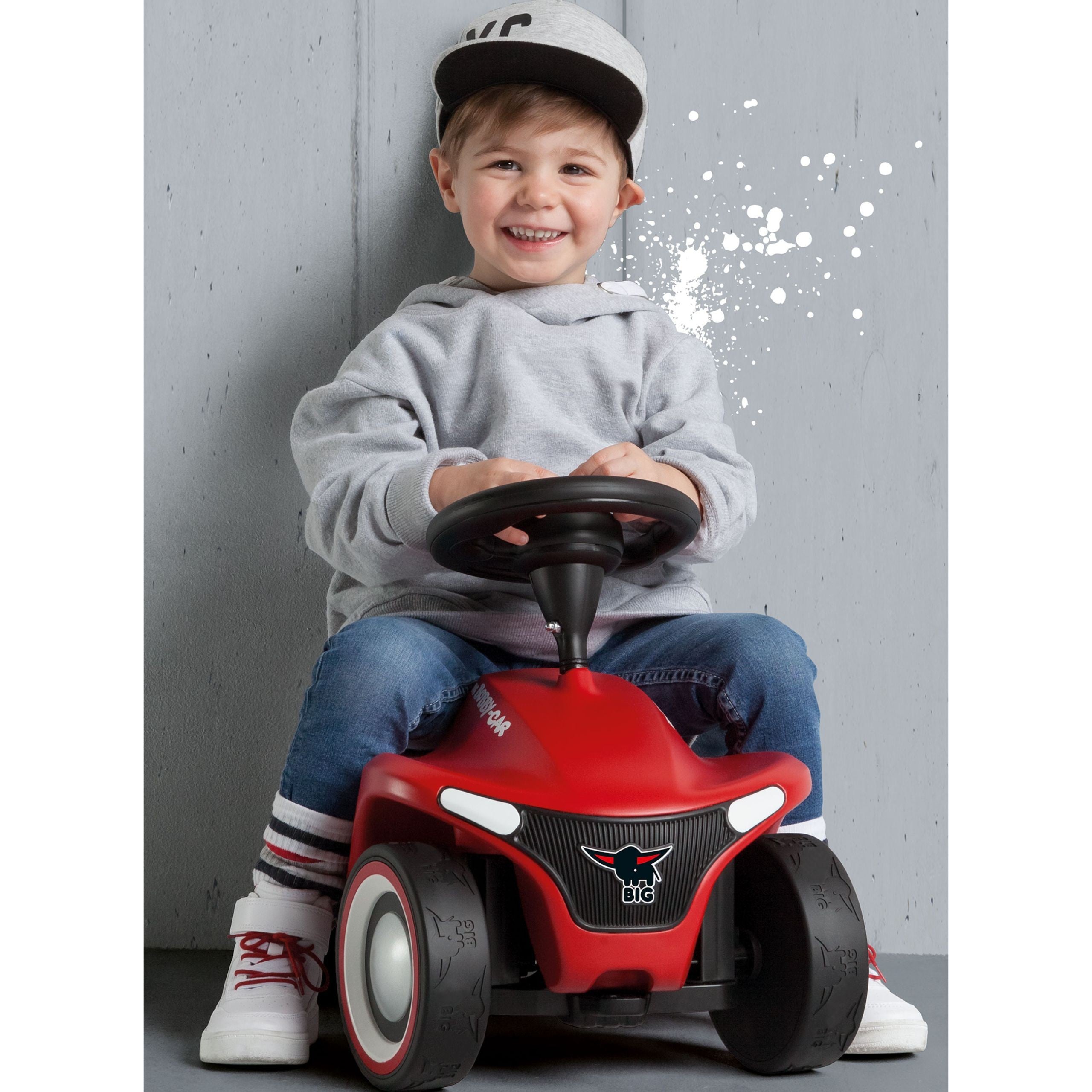 BIG Czerwony jeździk Bobby Car Neo Red