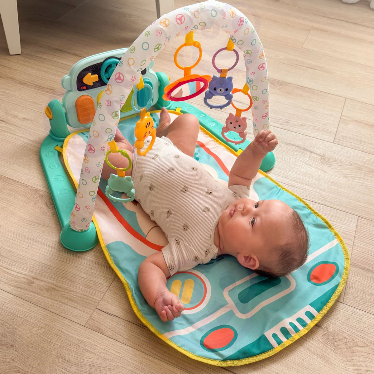 WOOPIE BABY Interaktywna Mata Edukacyjna z Pianinkiem 10el. Dźwięki