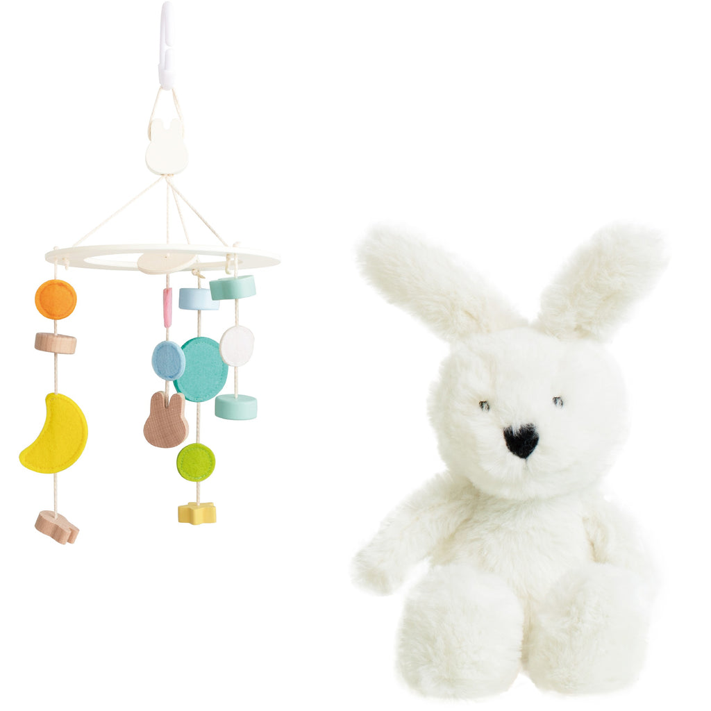 CLASSIC WORLD Prezent dla Niemowlaka Box Baby Shower Gryzak Przytulanka