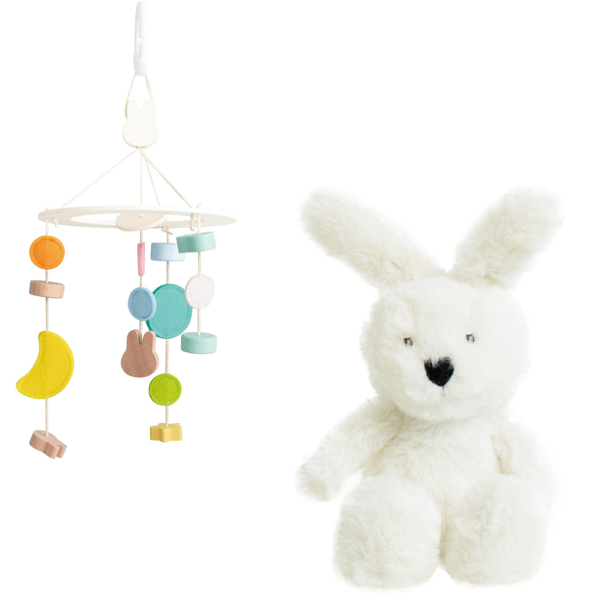 CLASSIC WORLD Prezent dla Niemowlaka Box Baby Shower Gryzak Przytulanka