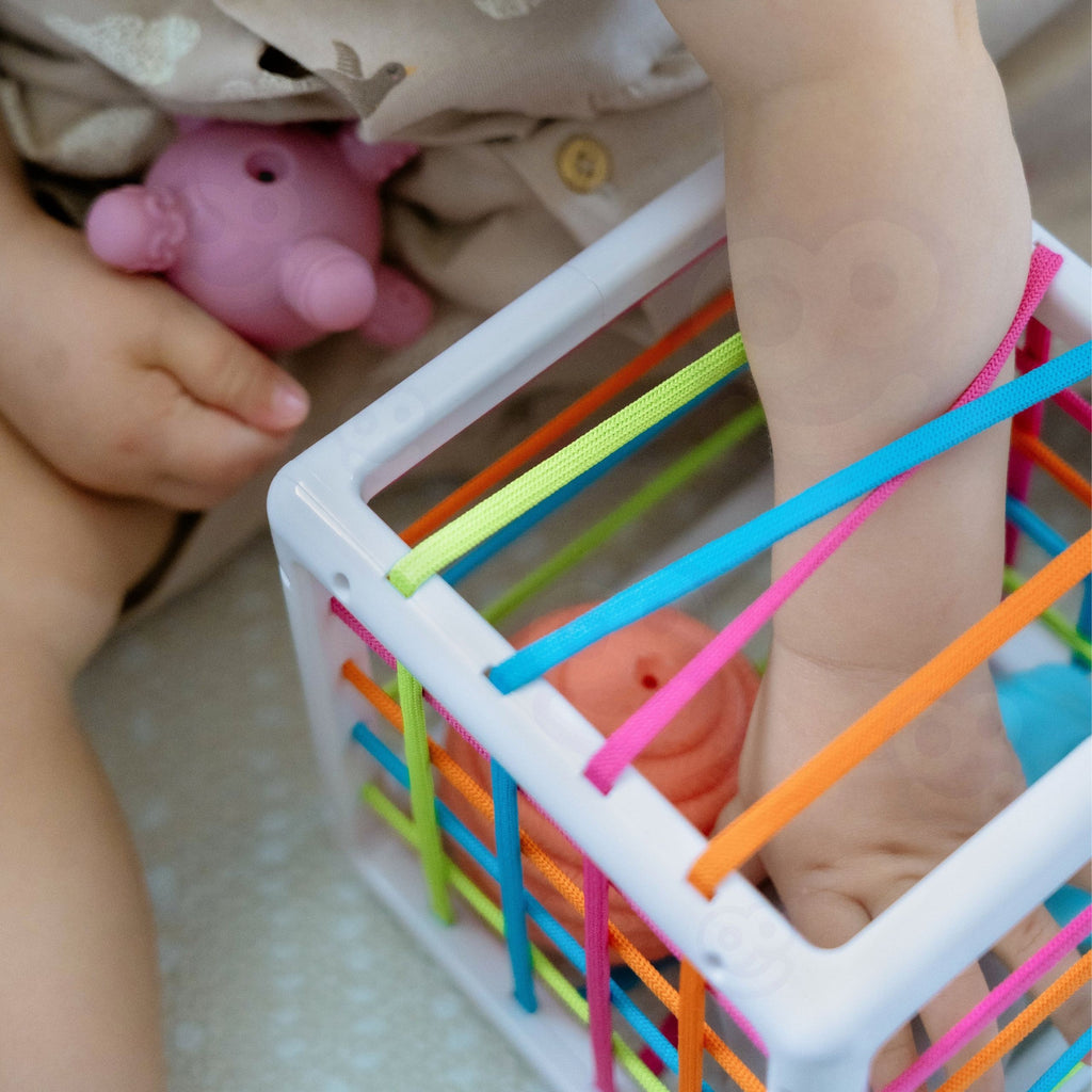 WOOPIE BABY Elastyczna Kostka Sensoryczna Sorter dla Dzieci Zwariowane Kształty 5 el.