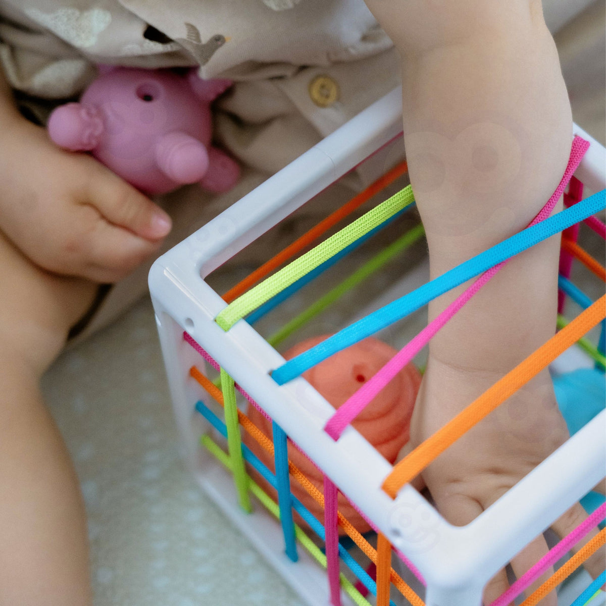 WOOPIE BABY Elastyczna Kostka Sensoryczna Sorter dla Dzieci Zwariowane Kształty 5 el.