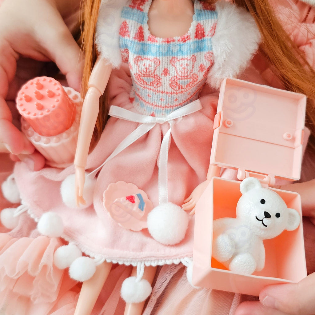 WOOPIE ROYAL Lalka Emi Urodzinowa Księżniczka z Misiem