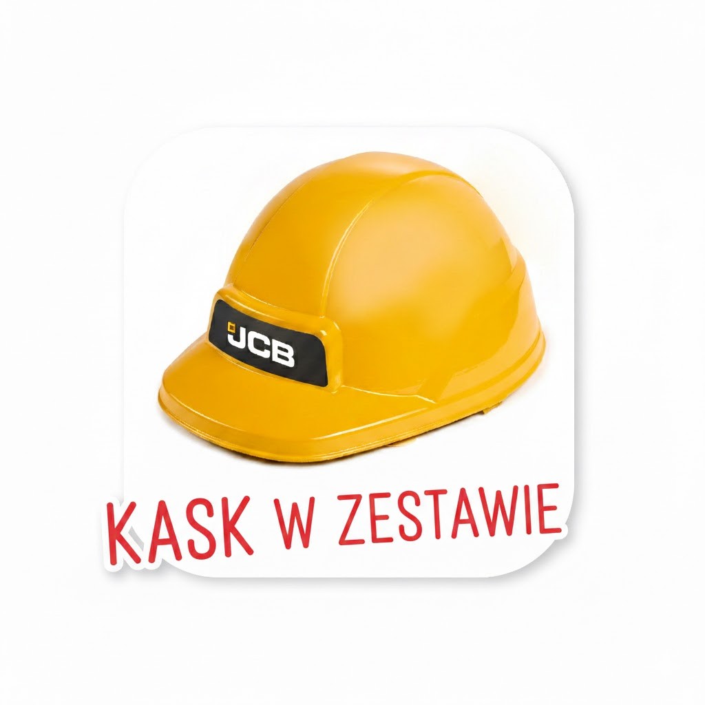 FALK Koparka JCB DIGGER Obrotowa Żółta Ruchoma Łyżka Od 3 Lat.