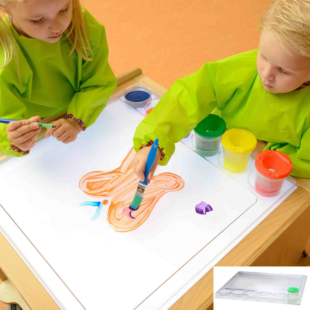 MASTERKIDZ Kwadratowa Taca do Malowania Montessori