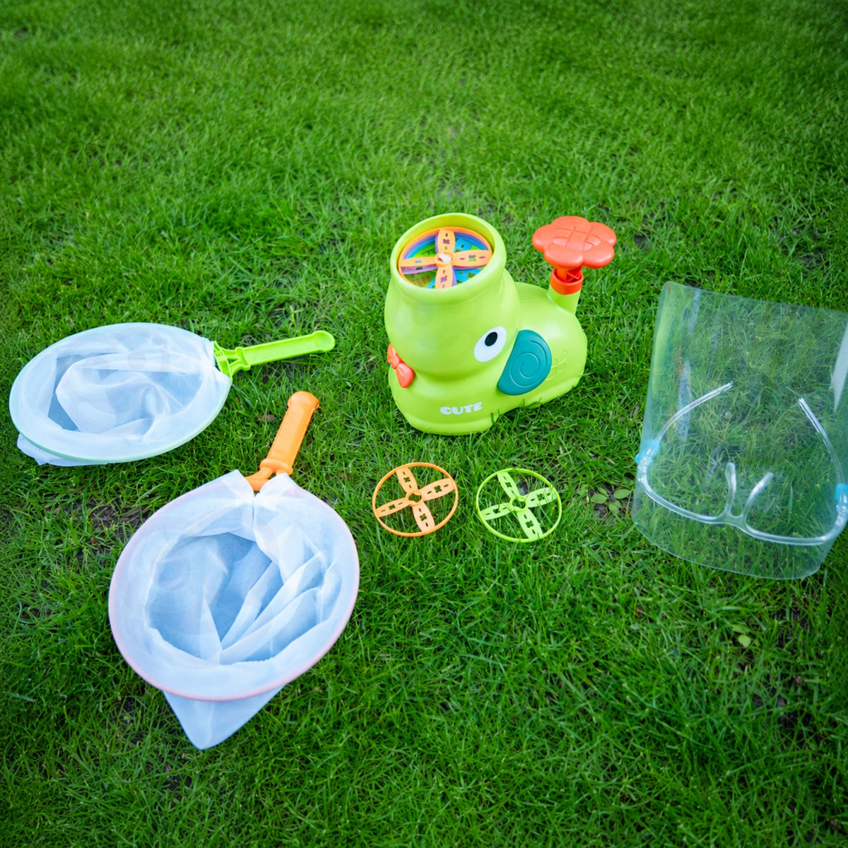 WOOPIE Gra Zręcznościowa Złap Frisbee Wyrzutnia Dysków