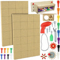 MASTERKIDZ Panele Montażowe STEM 2x 120x80 cm + Akcesoria Zestaw XXL