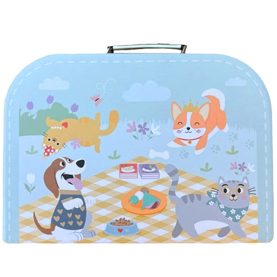 TOOKY TOY Zestaw Piknikowy Jedzenie Do Krojenia Na Rzepy Zestaw Śniadaniowy