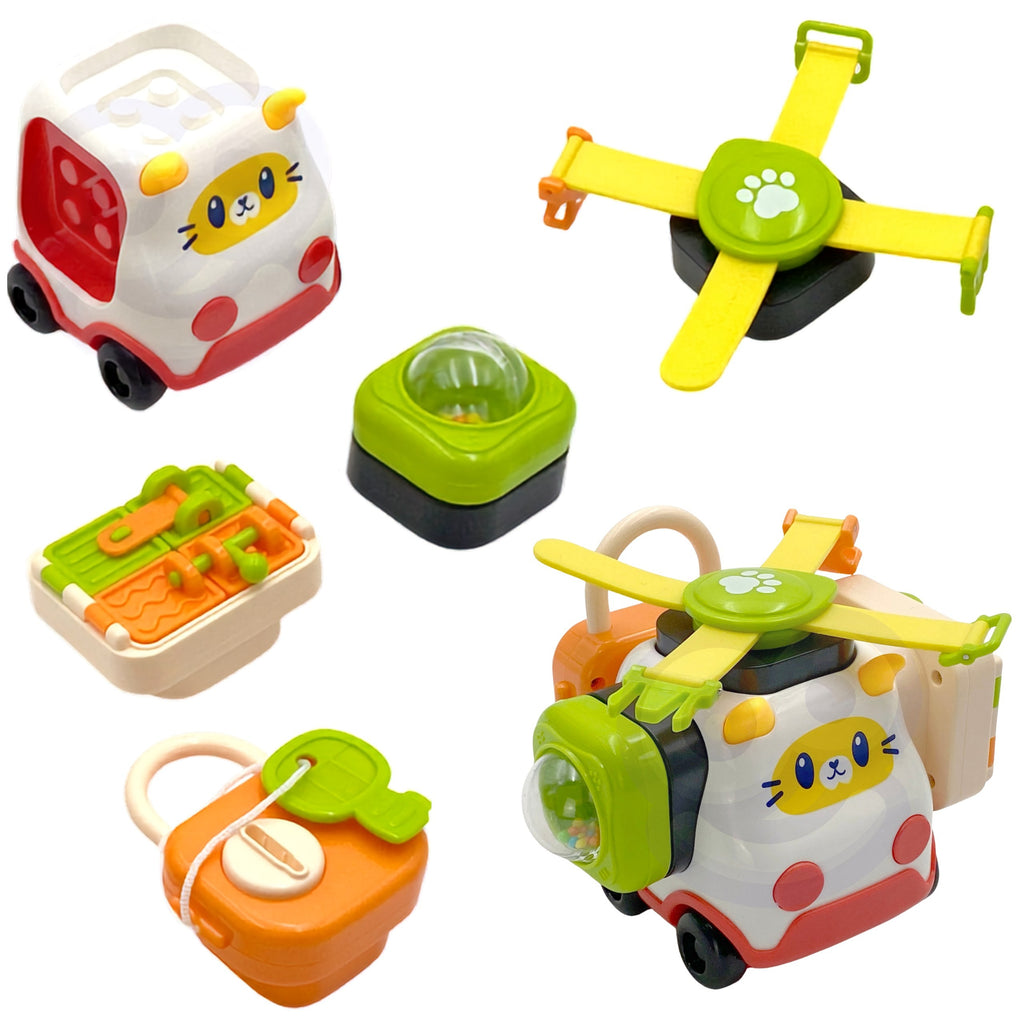 WOOPIE BABY Montessori Tablica Manipulacyjna Kolorowy Panel Aktywności