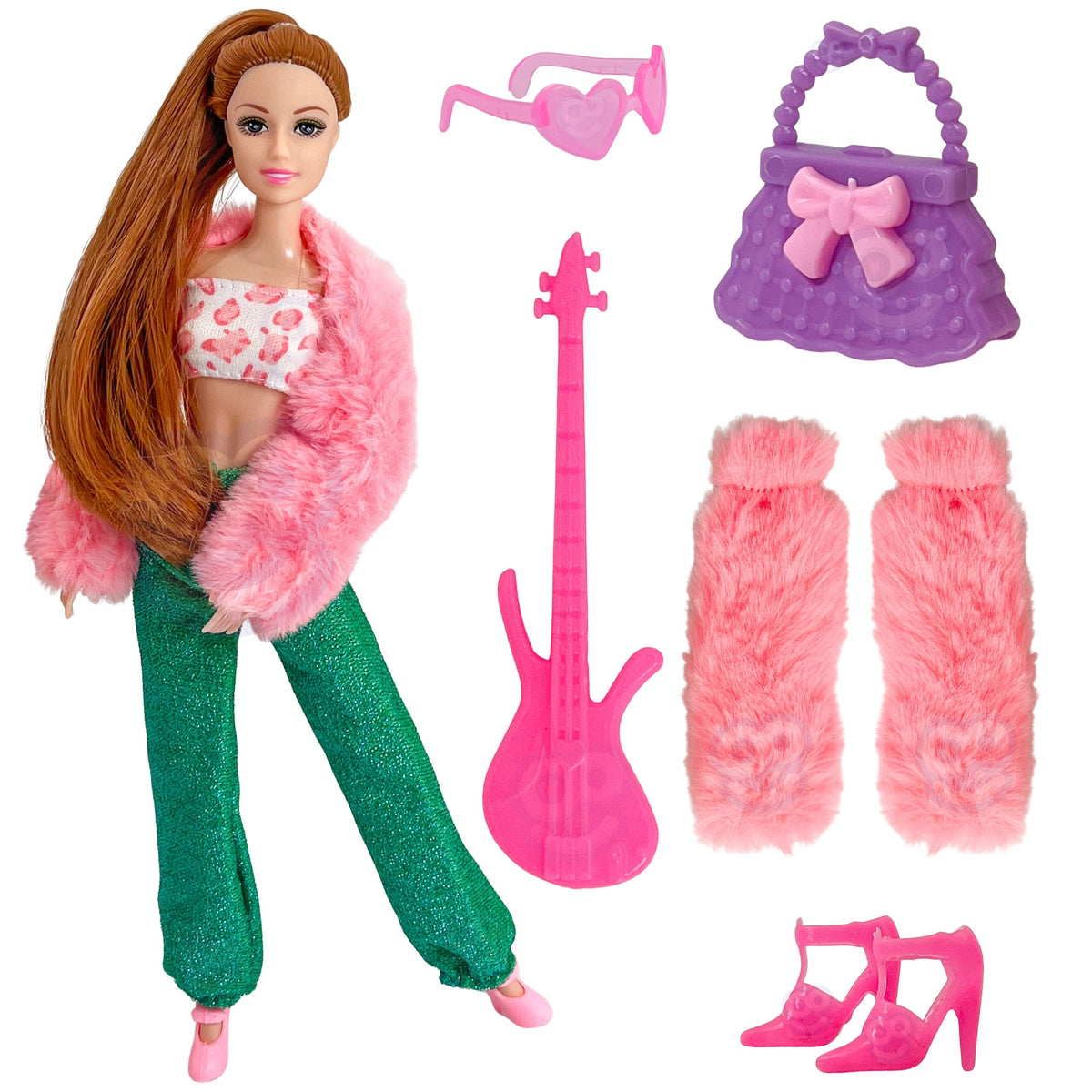WOOPIE ROYAL Lalka Emi 30 cm - 12 Ukrytych Niespodzianek + Ubranka i Dodatki
