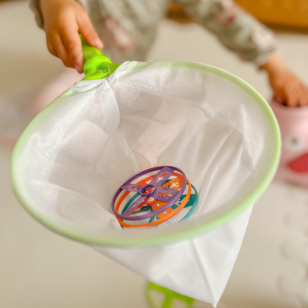 WOOPIE Gra Zręcznościowa Złap Frisbee Wyrzutnia Dysków