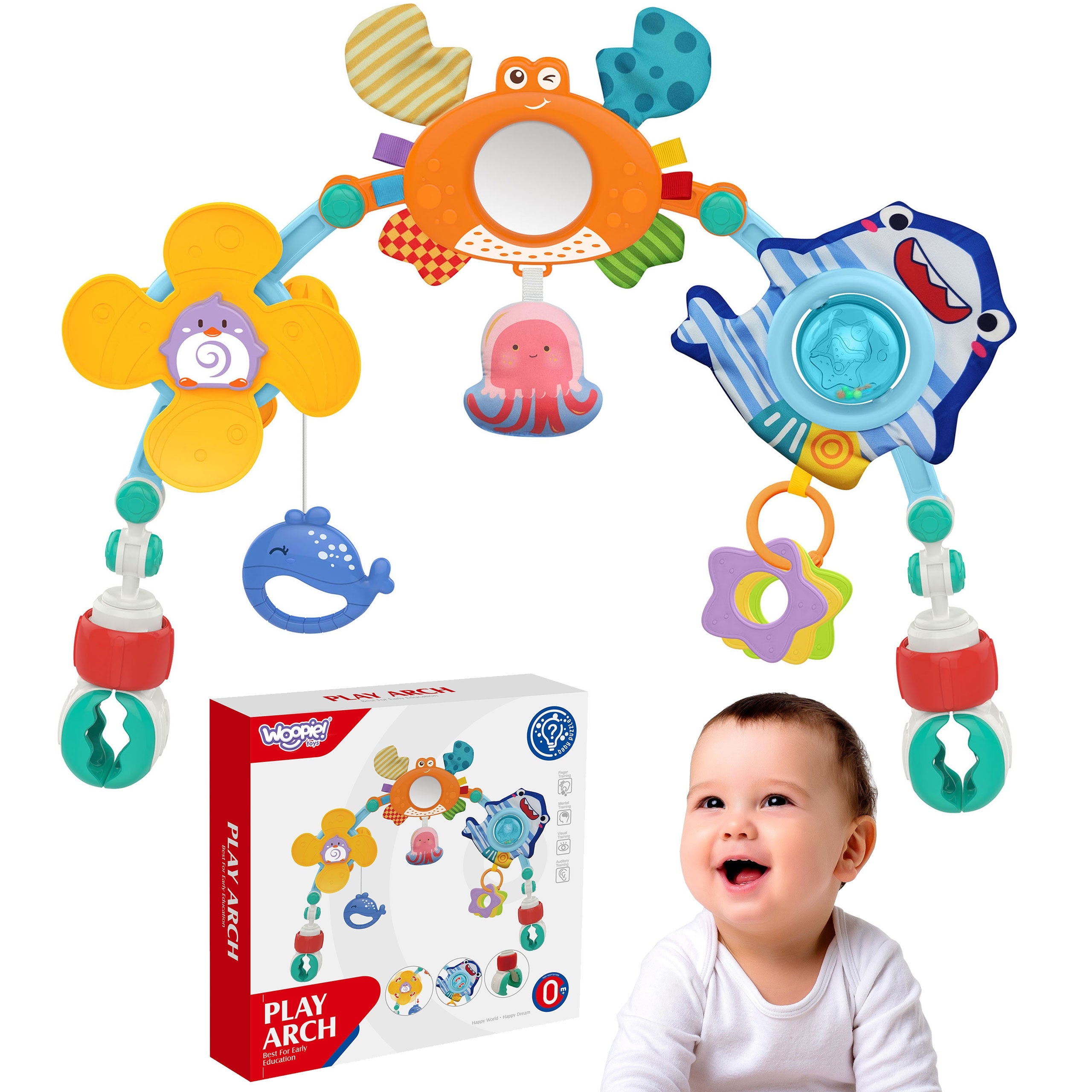 WOOPIE BABY Pałąk Łuk Zawieszka do Łóżeczka Wózka Fotelika