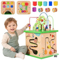 TOOKY TOY Kostka Edukacyjna Sorter Labirynt Przeplatanka Zwierzątka