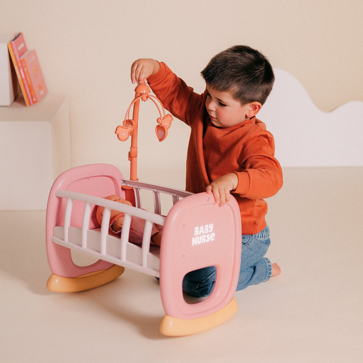 SMOBY Baby Nurse Kołyska z karuzelką