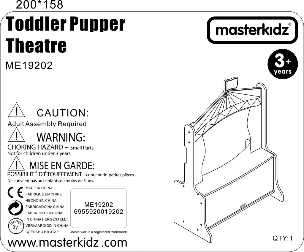 MASTERKIDZ Drewniany Teatrzyk dla Lalek Sklep Stragan