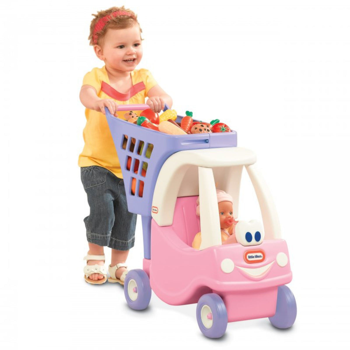 Wózek na zakupy dla dzieci Cozy Coupe  Little Tikes różowy