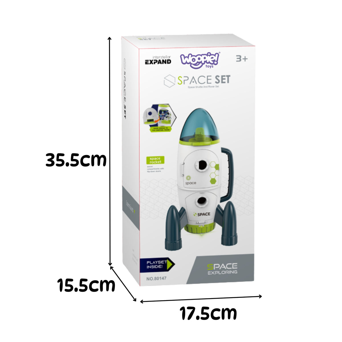 WOOPIE Interaktywny Prom Kosmiczny Rakieta Space Set